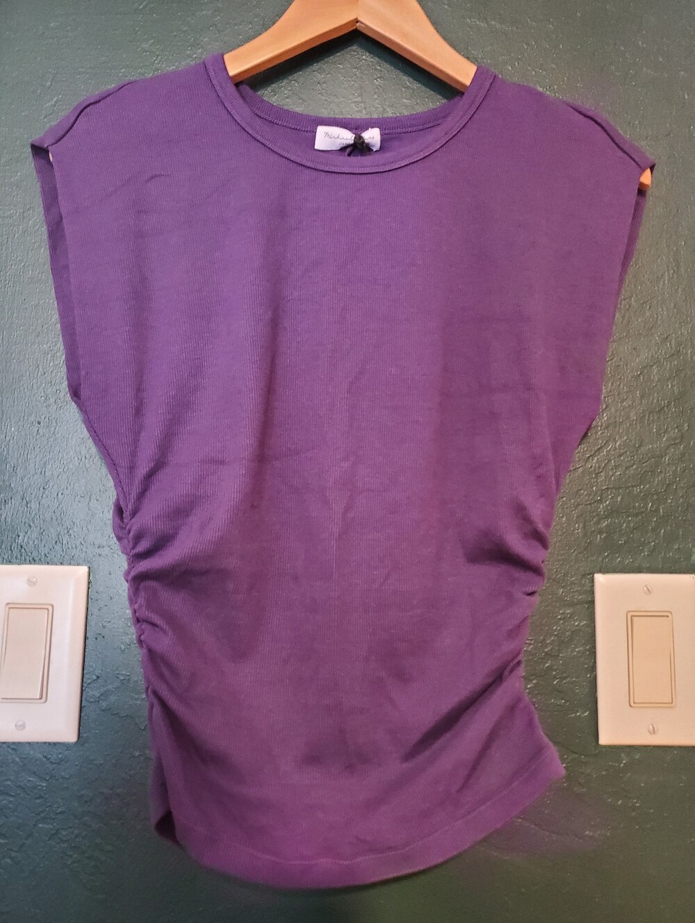 Michael Stars Joni Power Shoulder Joni Top